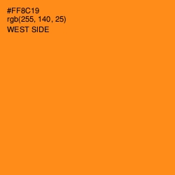 #FF8C19 - West Side Color Image